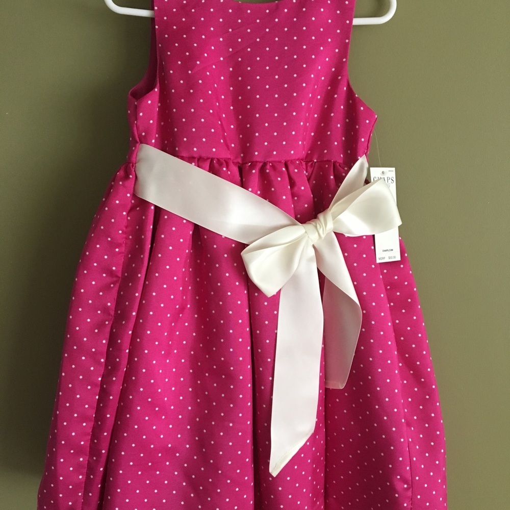 Little girls Chaps dress-NWT